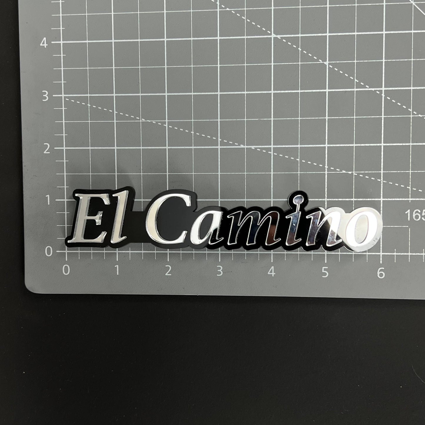 1PC El Camino 3D Acrylic Badge - Car Truck Emblem Fender Tailgate Trunk Sticker