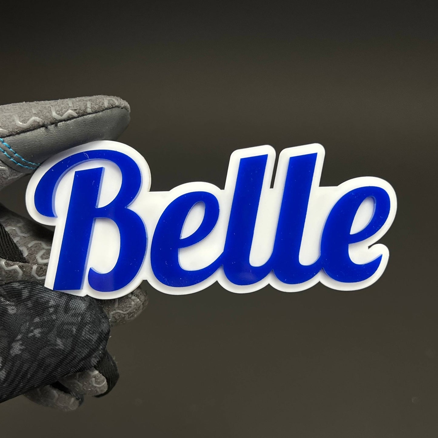 1PC Belle 3D Acrylic Badge - Car Truck Emblem Fender Tailgate Trunk Sticker