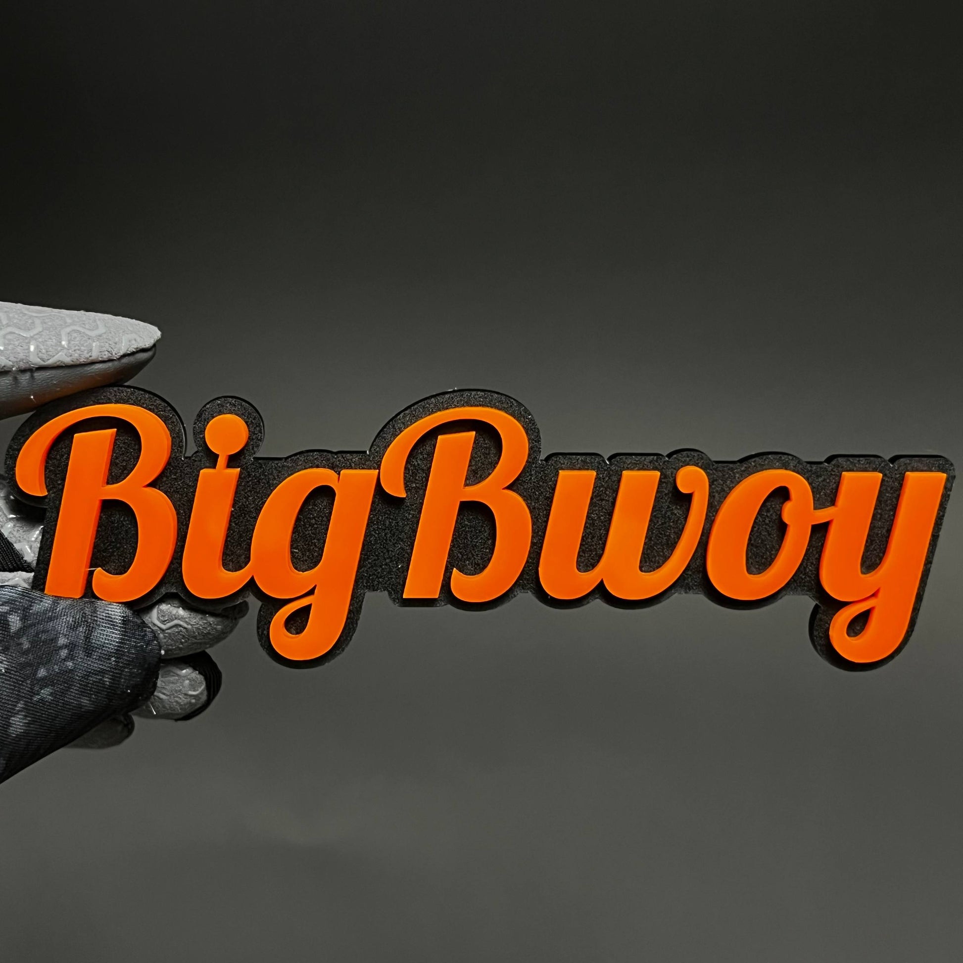 1PC BigBwoy 3D Acrylic Badge - Car Truck Emblem Fender Tailgate Trunk Sticker