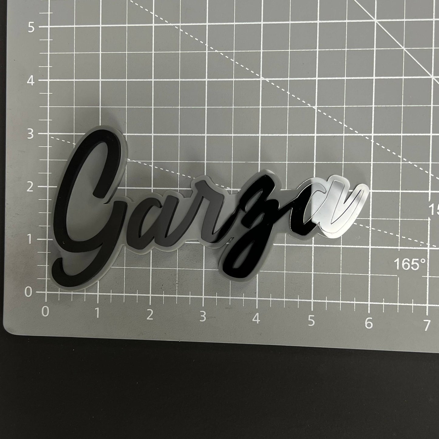 1PC Garza 3D Acrylic Badge - Car Truck Emblem Fender Tailgate Trunk Sticker
