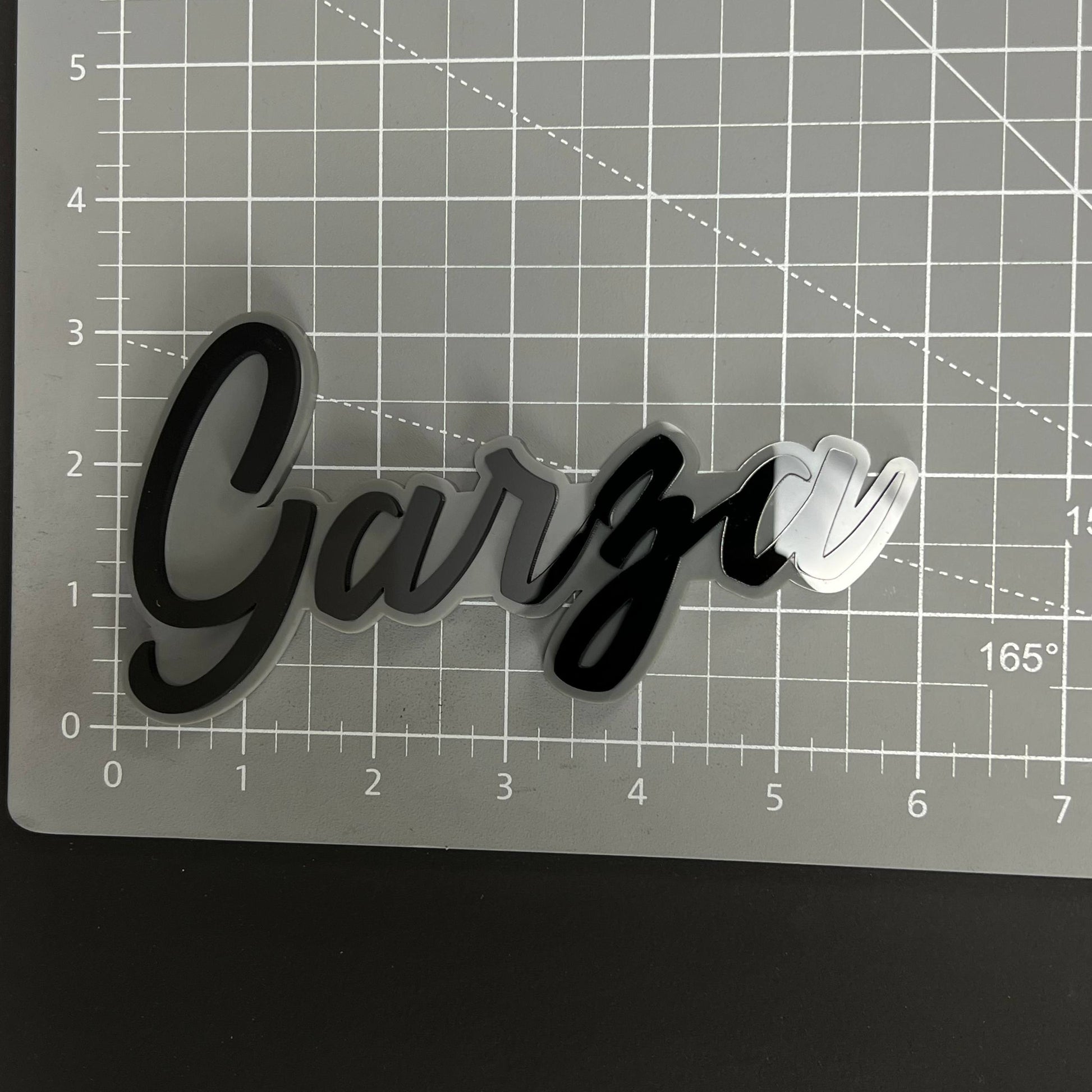 1PC Garza 3D Acrylic Badge - Car Truck Emblem Fender Tailgate Trunk Sticker