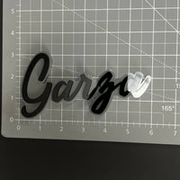1PC Garza 3D Acrylic Badge - Car Truck Emblem Fender Tailgate Trunk Sticker