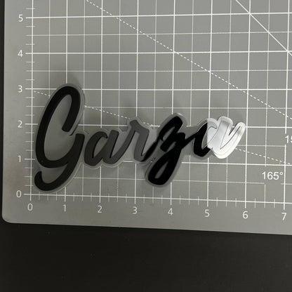 1PC Garza 3D Acrylic Badge - Car Truck Emblem Fender Tailgate Trunk Sticker