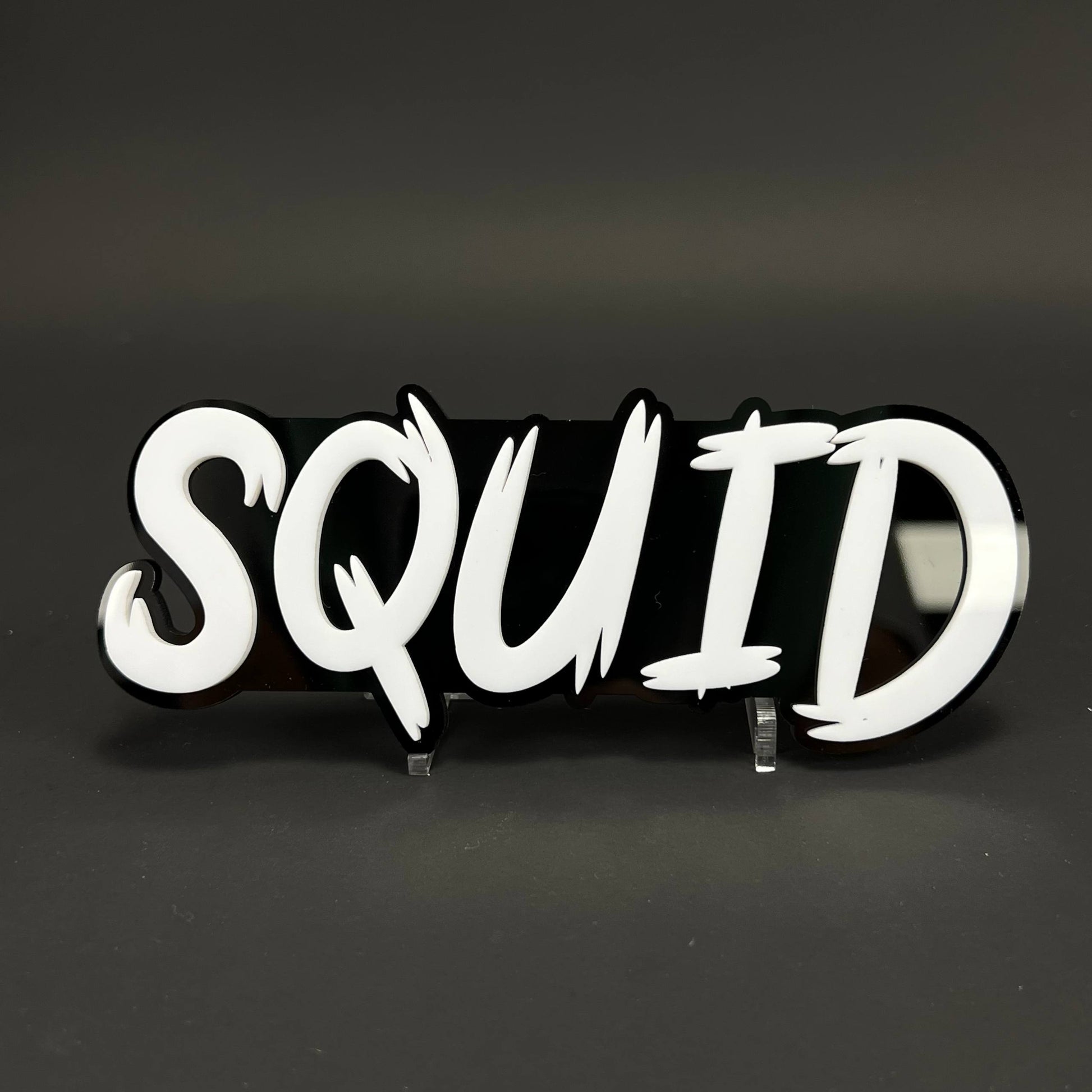 1PC SQUID 3D Acrylic Badge - Car Truck Emblem Fender Tailgate Trunk Sticker
