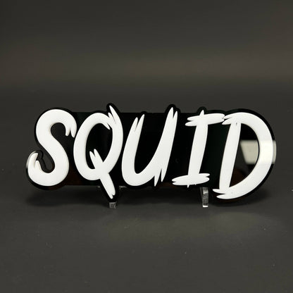 1PC SQUID 3D Acrylic Badge - Car Truck Emblem Fender Tailgate Trunk Sticker