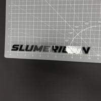1PC SLUMERICAN 3D Acrylic Badge - Car Truck Emblem Fender Tailgate Trunk Sticker