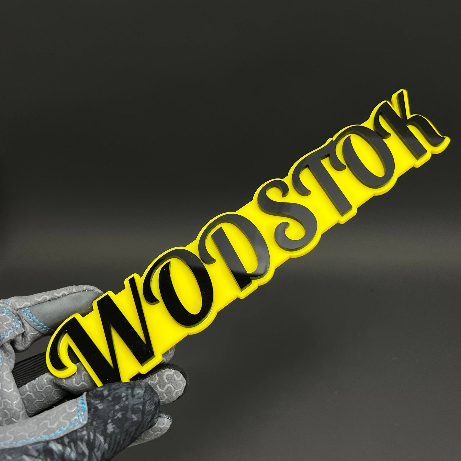 1PC WODSTOK 3D Acrylic Badge - Car Truck Emblem Fender Tailgate Trunk Sticker