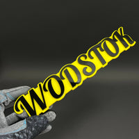 1PC WODSTOK 3D Acrylic Badge - Car Truck Emblem Fender Tailgate Trunk Sticker