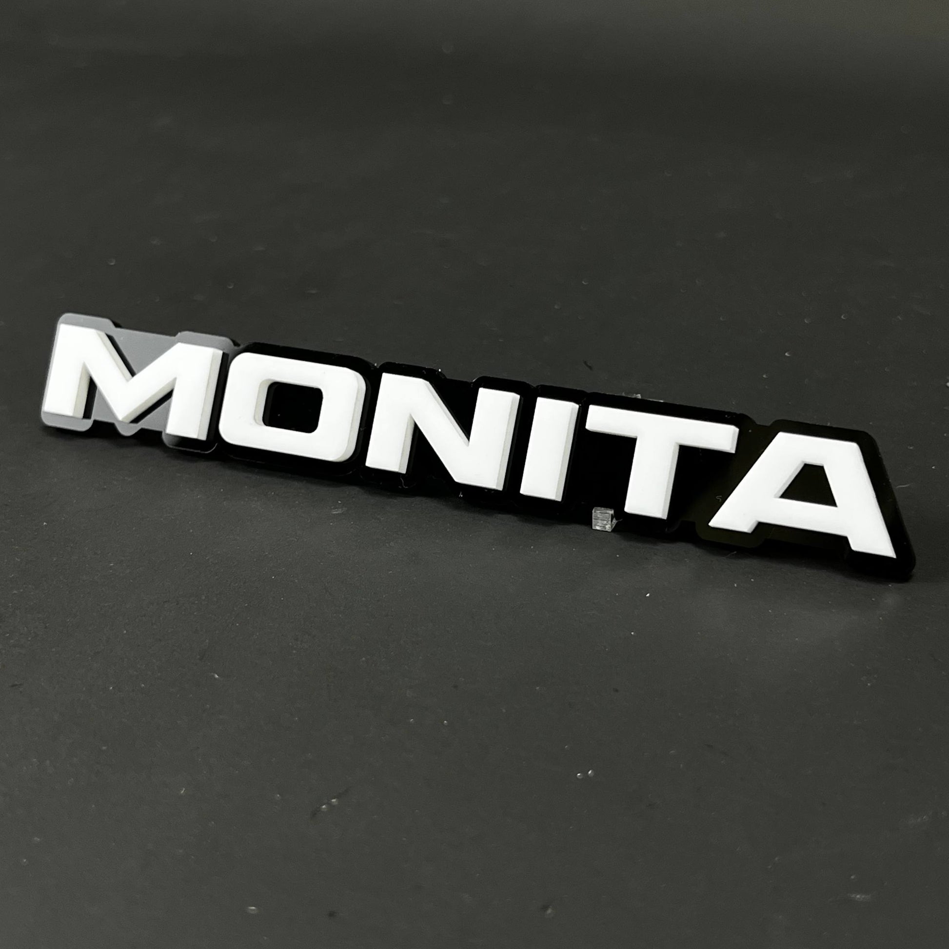1PC MONITA 3D Acrylic Badge - Car Truck Emblem Fender Tailgate Trunk Sticker