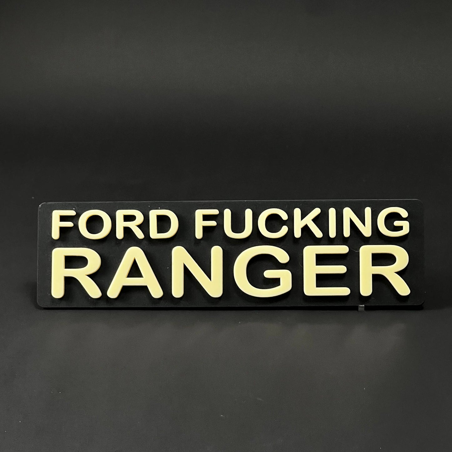 1PC FORD FUCKING RANGER 3D Acrylic Badge - Car Truck Emblem Fender Sticker