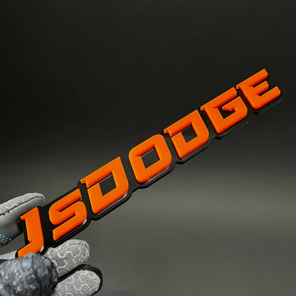 1PC JsDODGE 3D Acrylic Badge - Car Truck Emblem Fender Tailgate Trunk Sticker