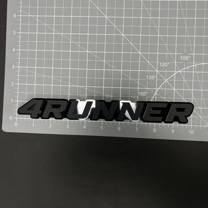 1PC 4RUNNER (Black) 3D Acrylic Badge - Car Truck Emblem Fender Sticker