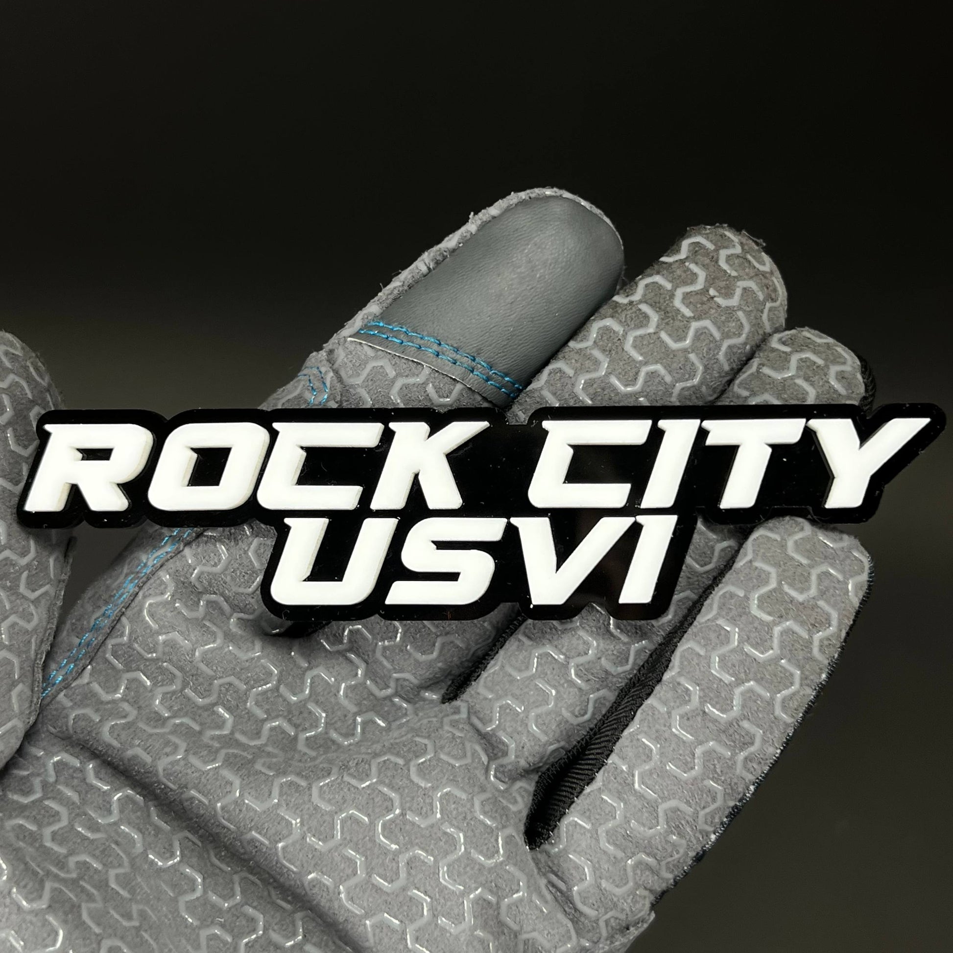 1PC ROCK CITY USVI 3D Acrylic Badge - Car Truck Emblem Fender Sticker