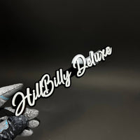 1PC HillBilly Deluxe 3D Acrylic Badge - Car Truck Emblem Fender Sticker