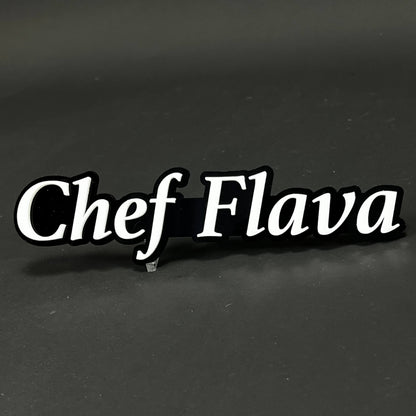 1PC Chef Flava 3D Acrylic Badge - Car Truck Emblem Fender Tailgate Trunk Sticker