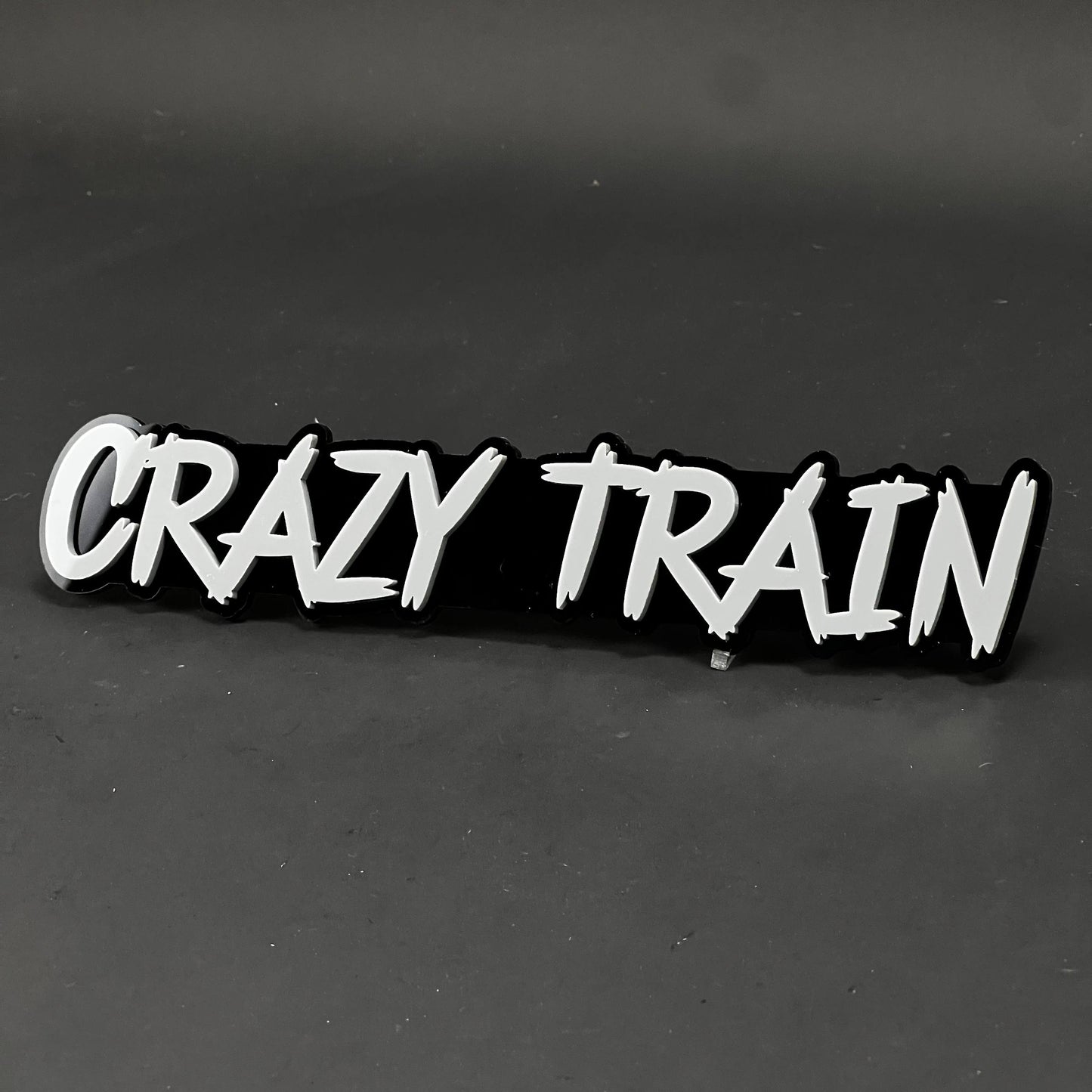 1PC Crazy Train 3D Acrylic Badge - Car Truck Emblem Fender Sticker
