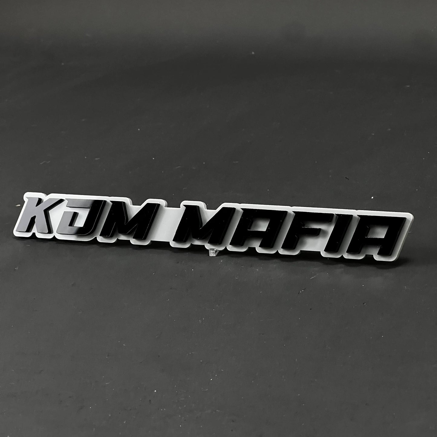 1PC KDM MAFIA 3D Acrylic Badge - Car Truck Emblem Fender Tailgate Trunk Sticker