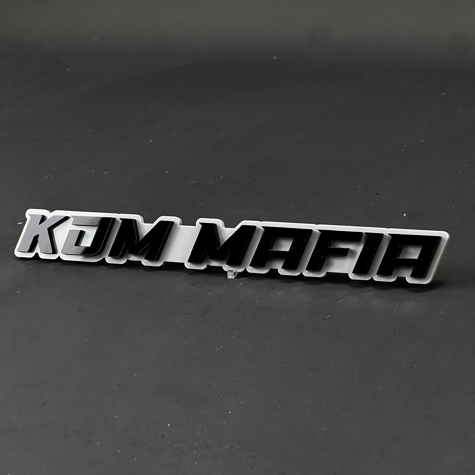 1PC KDM MAFIA 3D Acrylic Badge - Car Truck Emblem Fender Tailgate Trunk Sticker