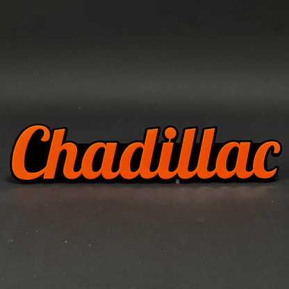 1PC Chadillac 3D Acrylic Badge - Car Truck Emblem Fender Tailgate Trunk Sticker