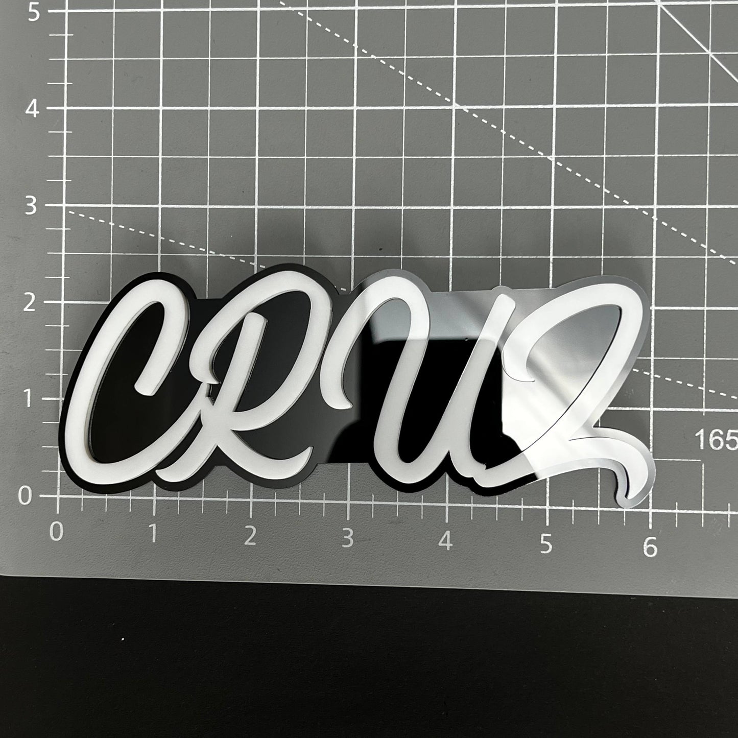 1PC CRUZ 3D Acrylic Badge - Car Truck Emblem Fender Tailgate Trunk Sticker