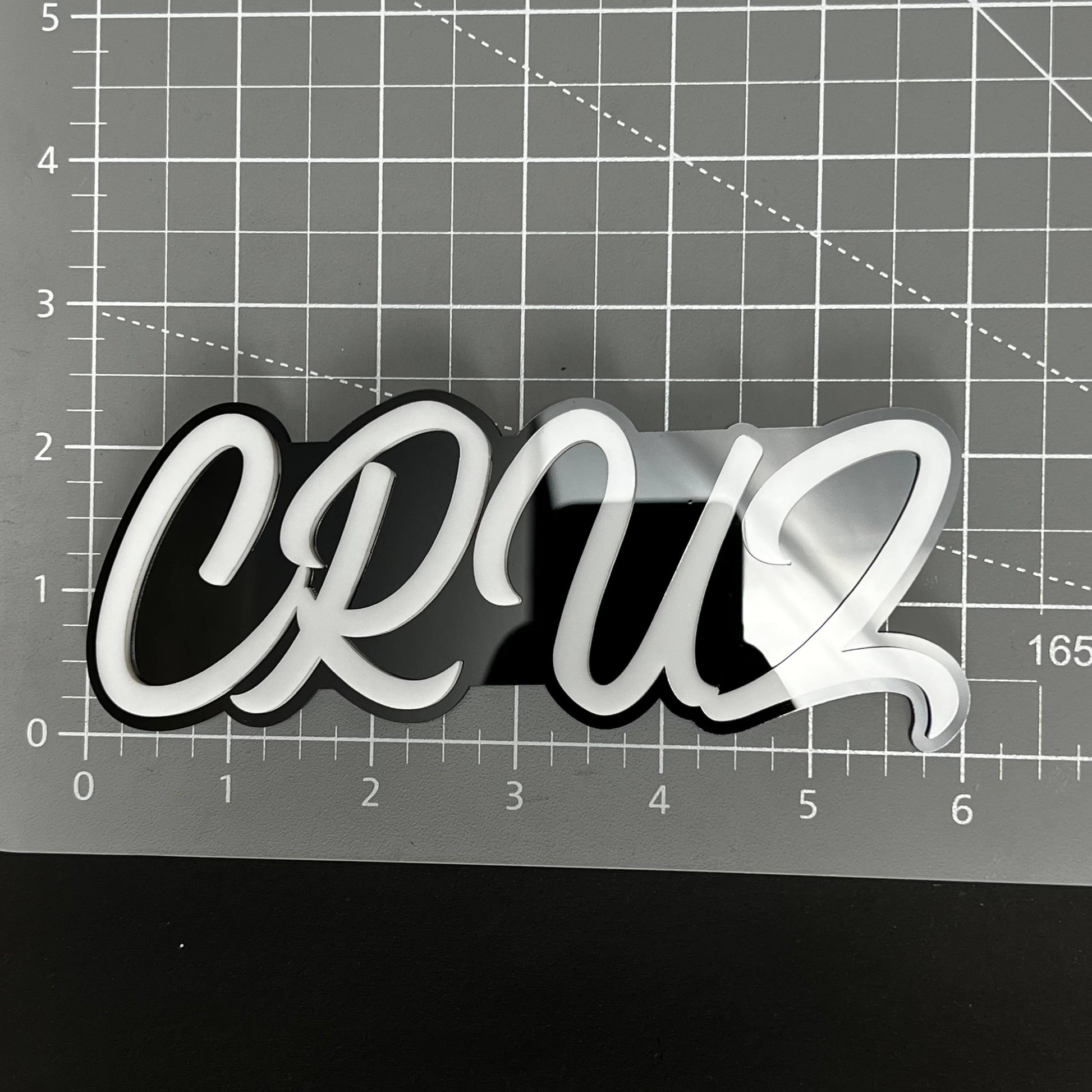 1PC CRUZ 3D Acrylic Badge - Car Truck Emblem Fender Tailgate Trunk Sticker