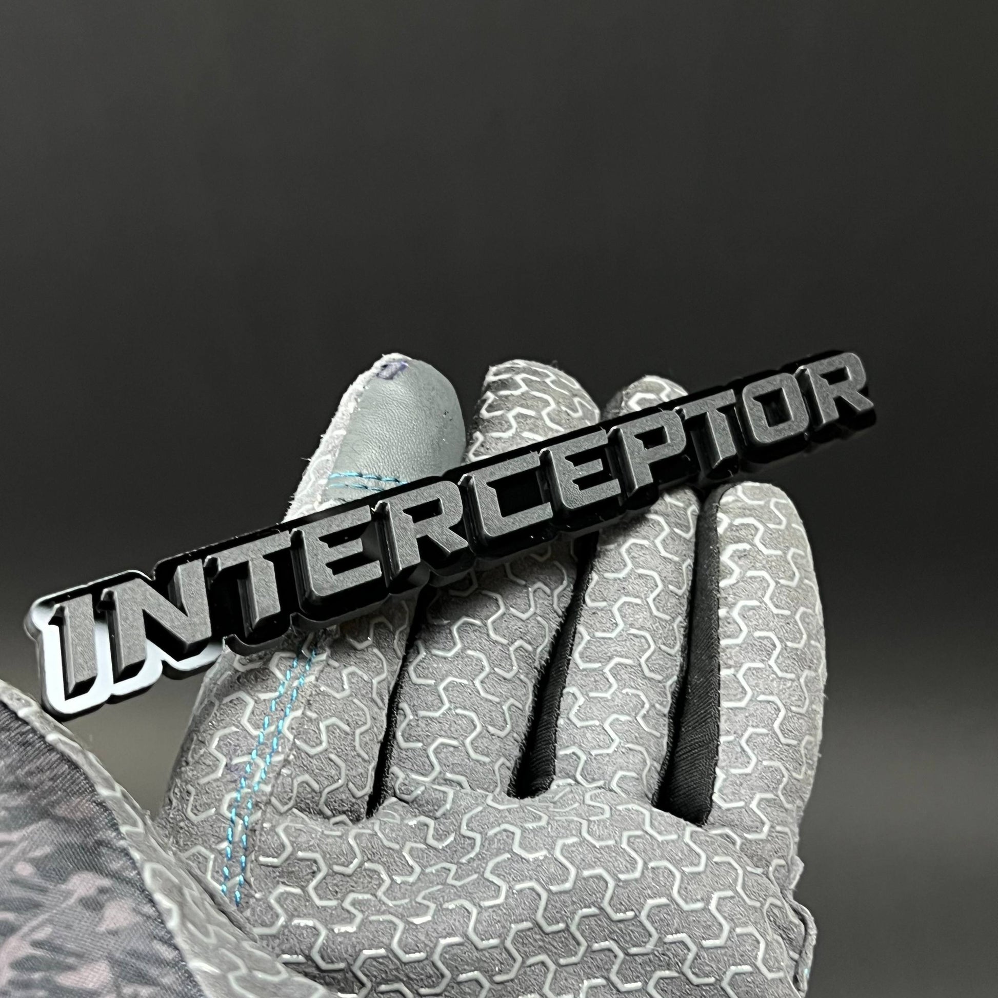 1PC INTERCEPTOR 3D Acrylic Badge - Car Truck Emblem Fender Sticker