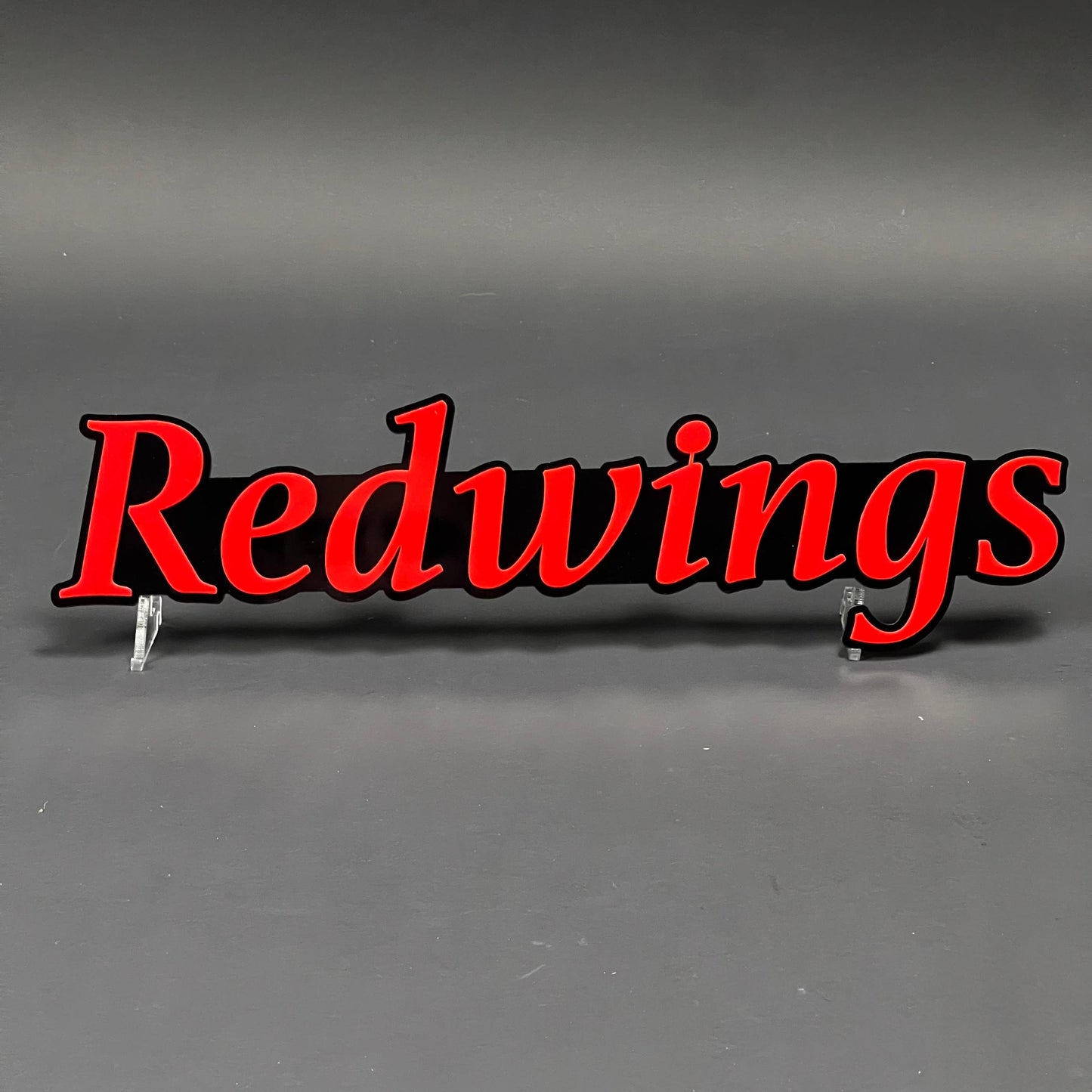 1PC Redwings 3D Acrylic Badge - Car Truck Emblem Fender Tailgate Trunk Sticker