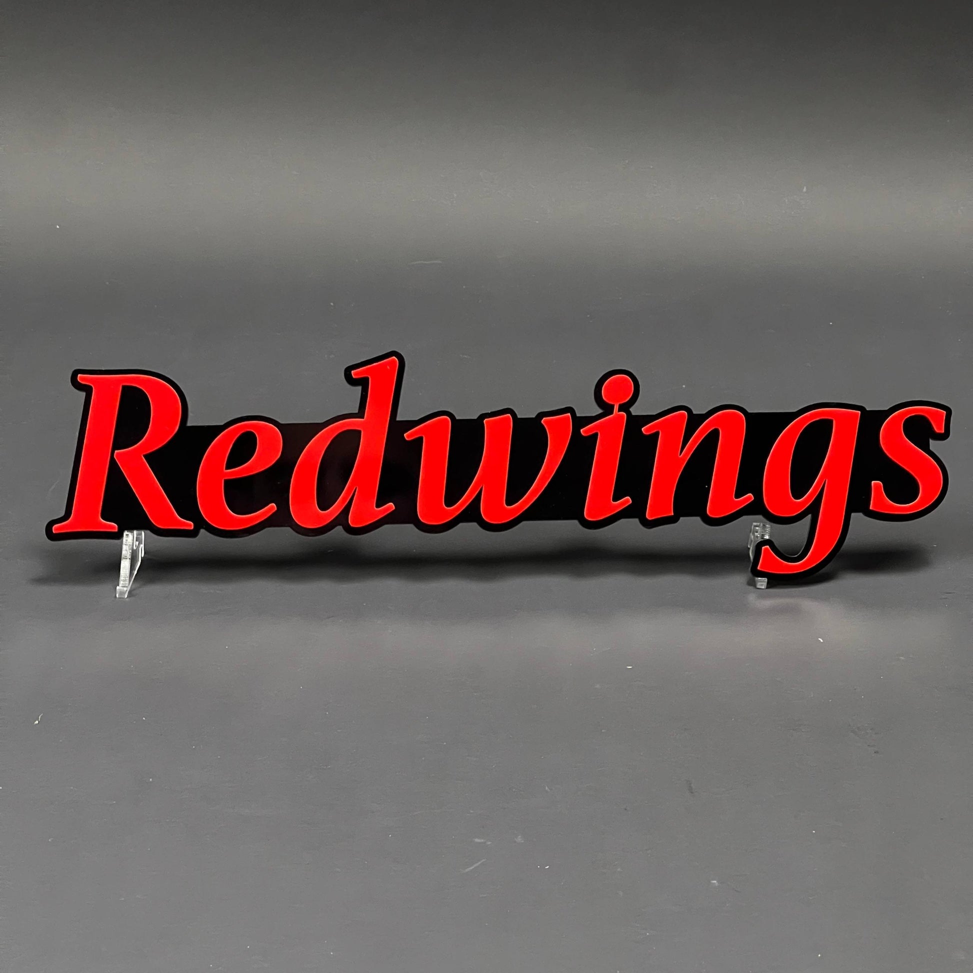 1PC Redwings 3D Acrylic Badge - Car Truck Emblem Fender Tailgate Trunk Sticker