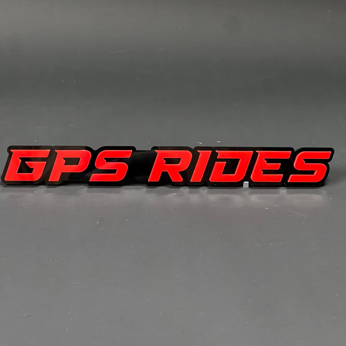 1PC GPS RIDES 3D Acrylic Badge - Car Truck Emblem Fender Tailgate Trunk Sticker