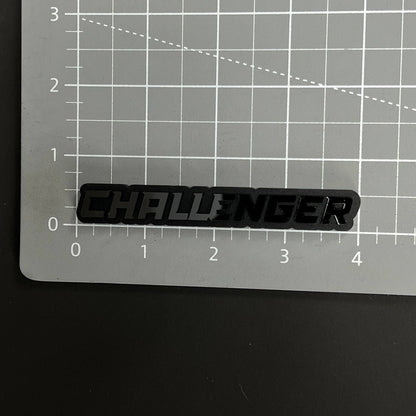 1PC CHALLENGER 3D Acrylic Badge - Car Truck Emblem Fender Tailgate Trunk Sticker