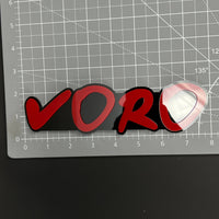 1PC VORO 3D Acrylic Badge - Car Truck Emblem Fender Tailgate Trunk Sticker