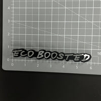 1PC ECO BOOSTED 3D Acrylic Badge - Car Truck Emblem Fender Sticker