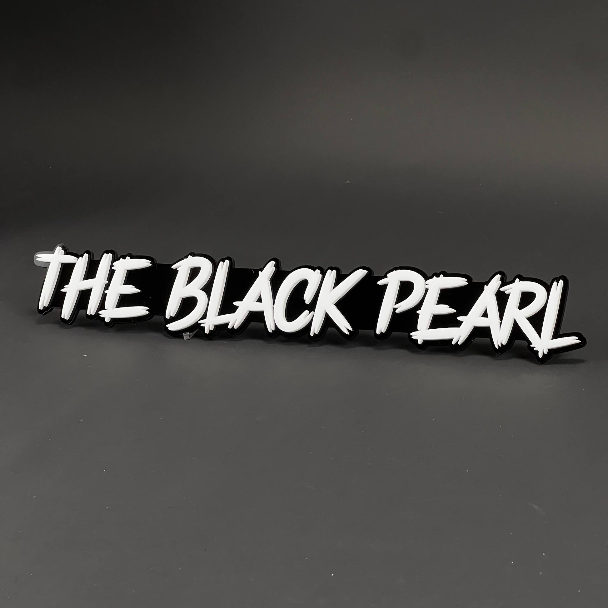 1PC THE BLACK PEARL 3D Acrylic Badge - Car Truck Emblem Fender Sticker