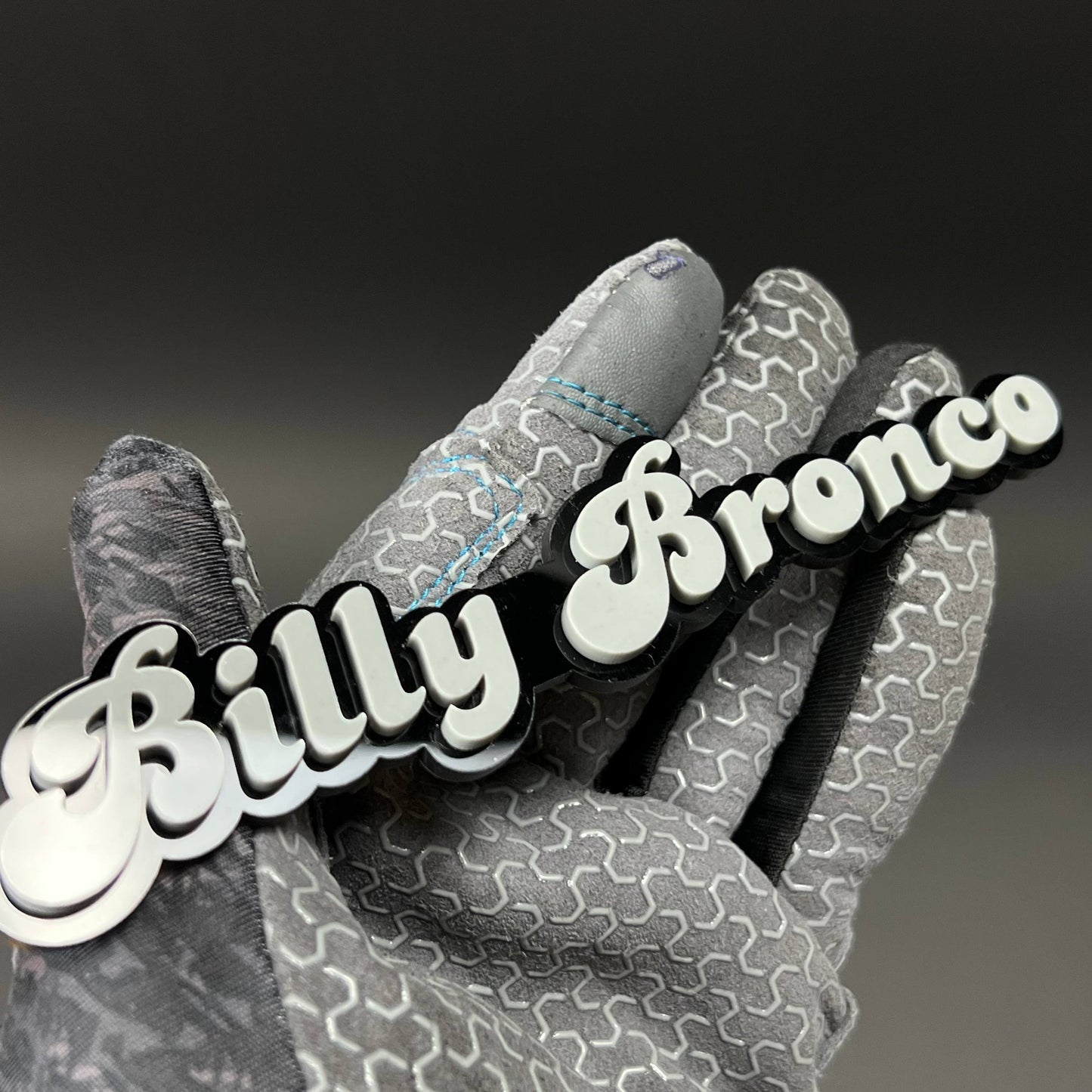 1PC Billy Bronco 3D Acrylic Badge - Car Truck Emblem Fender Sticker