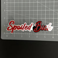 1PC Spoiled Bich 3D Acrylic Badge - Car Truck Emblem Fender Sticker