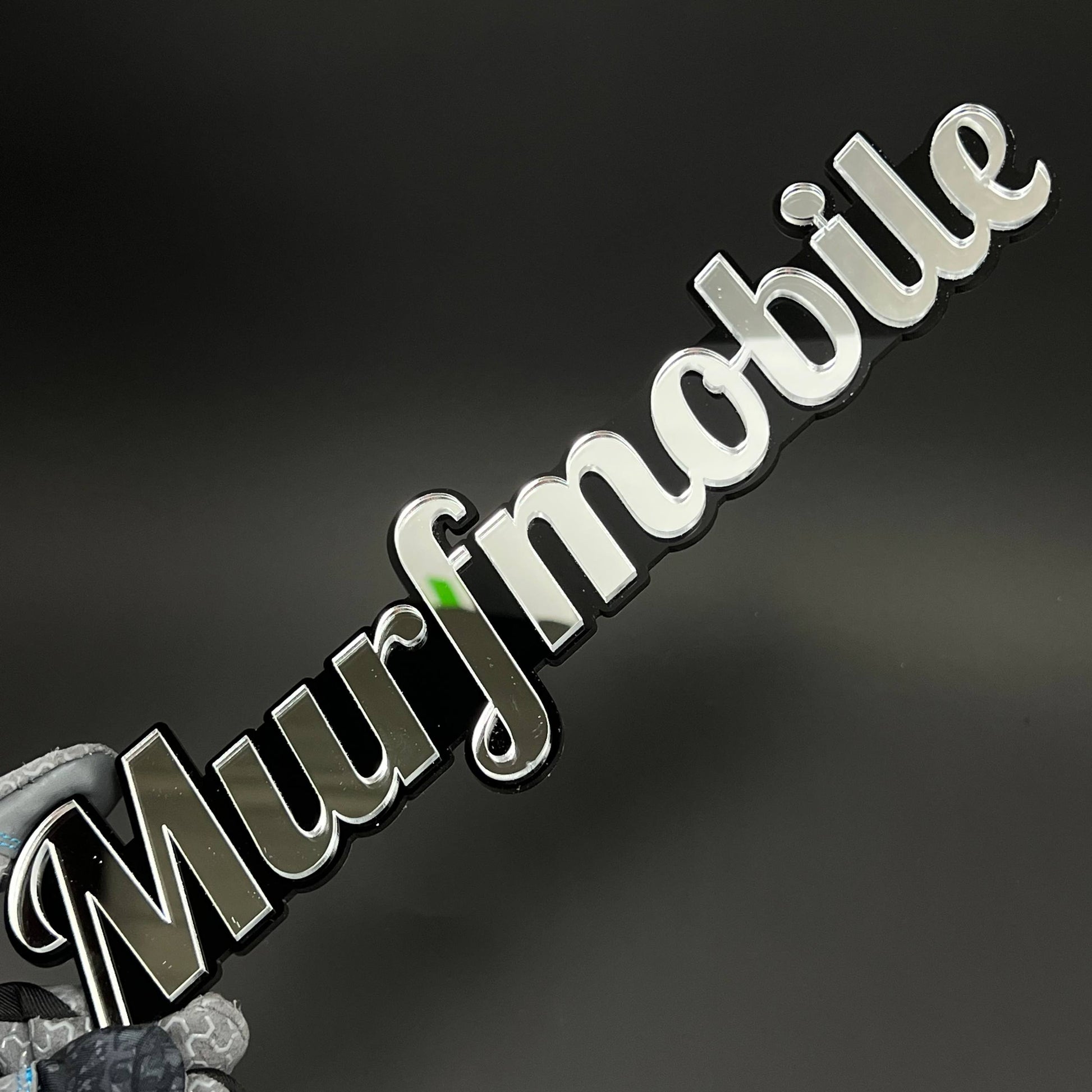 1PC Murfmobile 3D Acrylic Badge - Car Truck Emblem Fender Tailgate Trunk Sticker