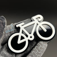 1PC Bicycle 3D Acrylic Badge - Car Truck Emblem Fender Tailgate Trunk Sticker
