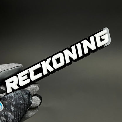 1PC RECKONING 3D Acrylic Badge - Car Truck Emblem Fender Tailgate Trunk Sticker