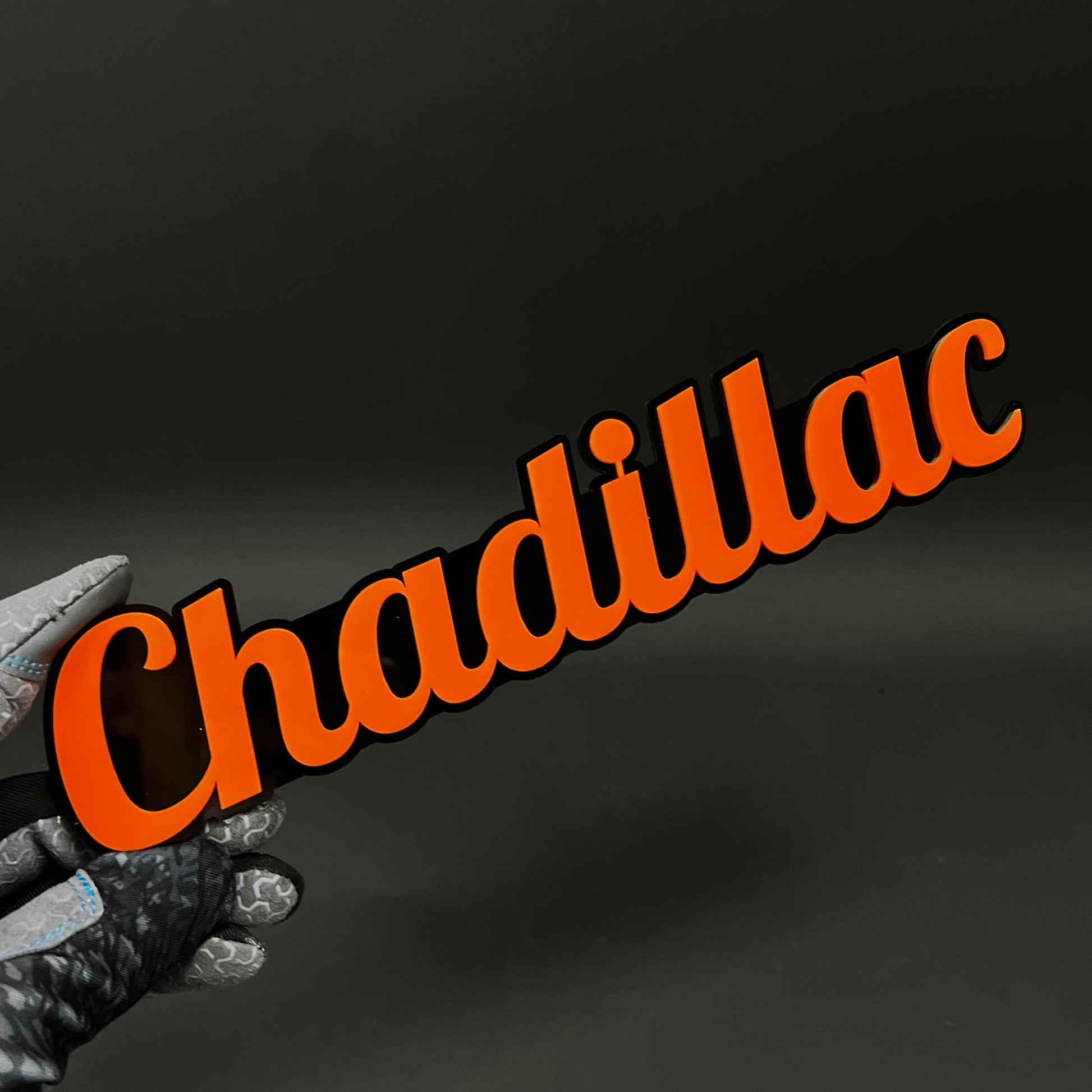 1PC Chadillac 3D Acrylic Badge - Car Truck Emblem Fender Tailgate Trunk Sticker