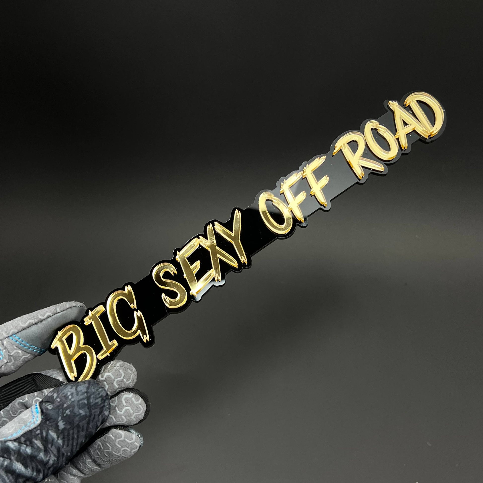 1PC BIG SEXY OFF ROAD 3D Acrylic Badge - Car Truck Emblem Fender Sticker