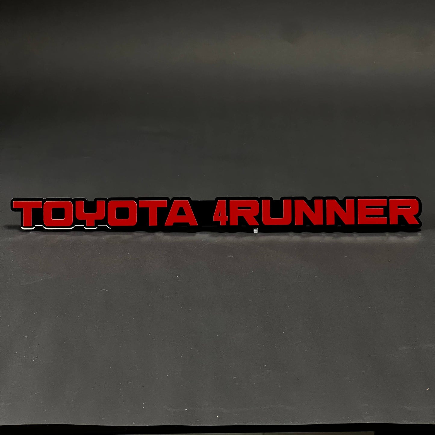 1PC TOYOTA 4RUNNER 3D Acrylic Badge - Car Truck Emblem Fender Sticker