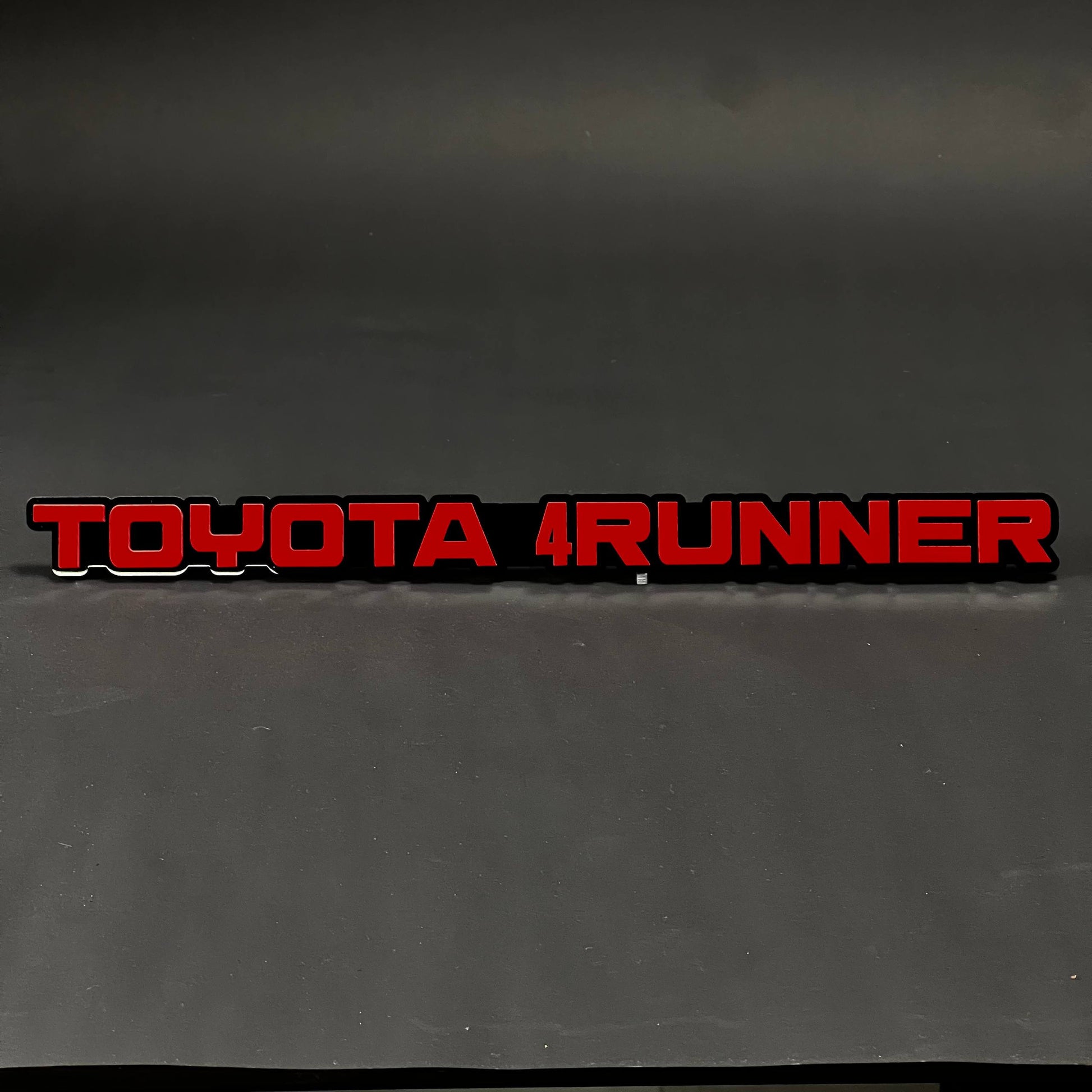 1PC TOYOTA 4RUNNER 3D Acrylic Badge - Car Truck Emblem Fender Sticker