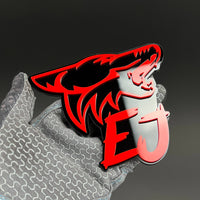 1PC EJ 3D Acrylic Badge - Car Truck Emblem Fender Tailgate Trunk Sticker