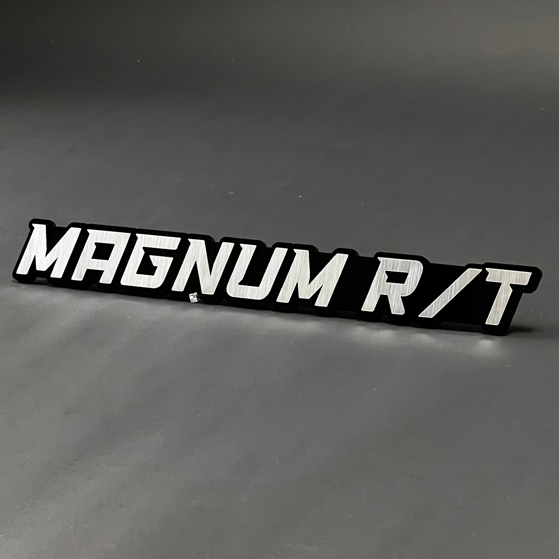 1PC MAGNUM R/T 3D Acrylic Badge - Car Truck Emblem Fender Tailgate Trunk Sticker
