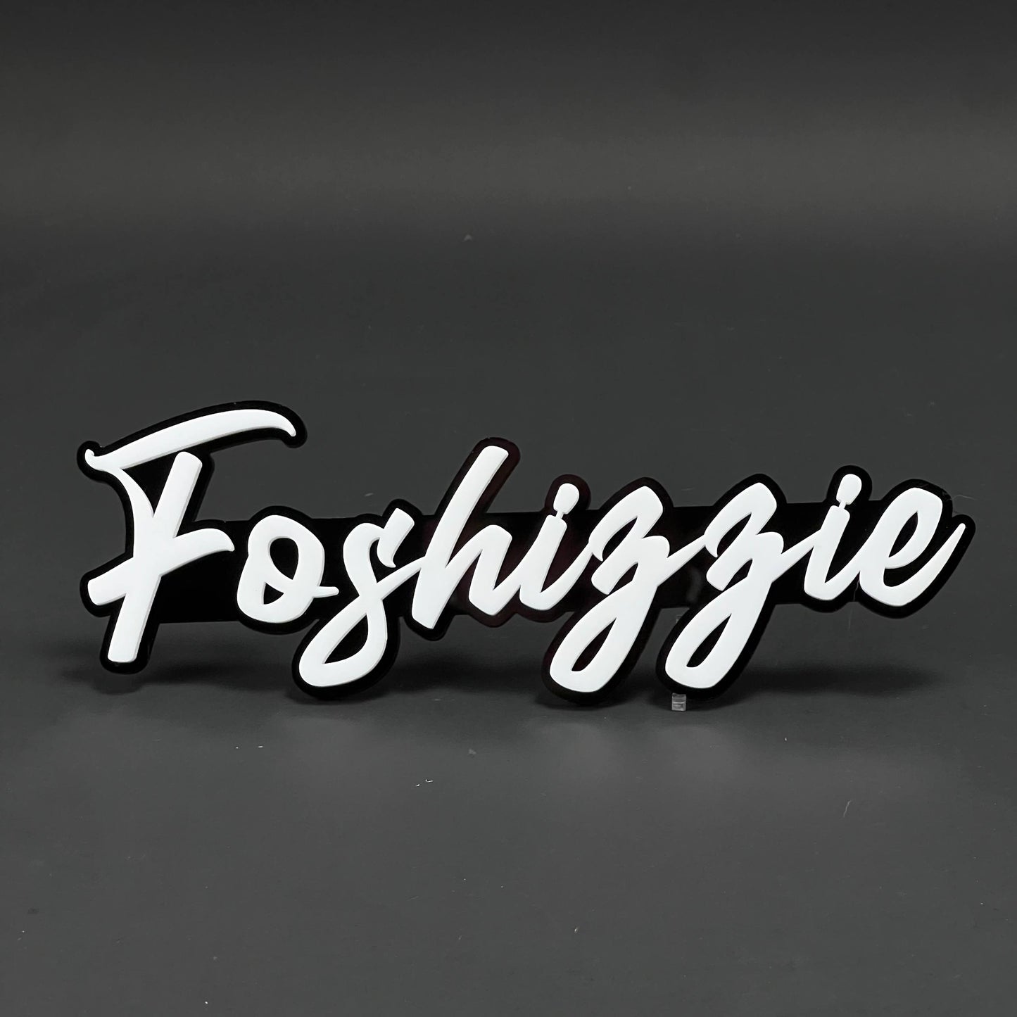 1PC Foshizzie 3D Acrylic Badge - Car Truck Emblem Fender Tailgate Trunk Sticker