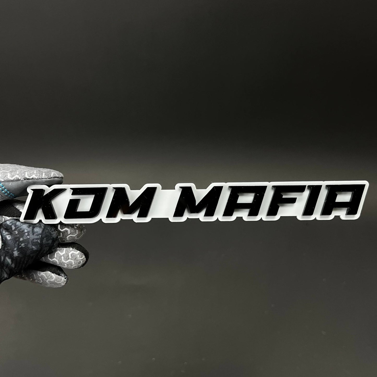 1PC KDM MAFIA 3D Acrylic Badge - Car Truck Emblem Fender Tailgate Trunk Sticker
