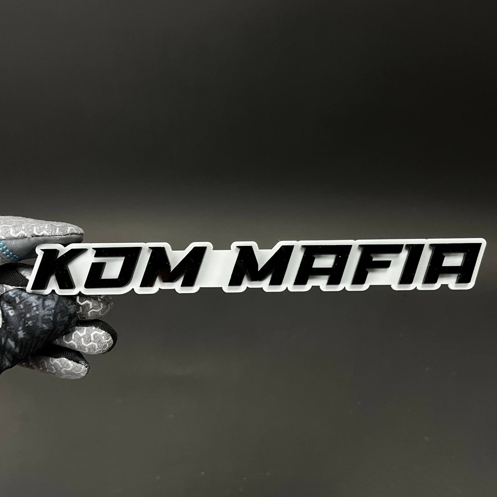 1PC KDM MAFIA 3D Acrylic Badge - Car Truck Emblem Fender Tailgate Trunk Sticker