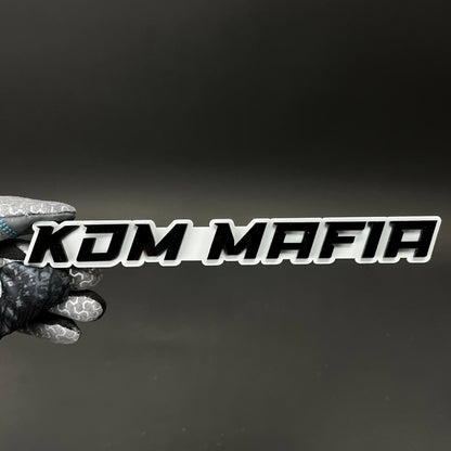 1PC KDM MAFIA 3D Acrylic Badge - Car Truck Emblem Fender Tailgate Trunk Sticker