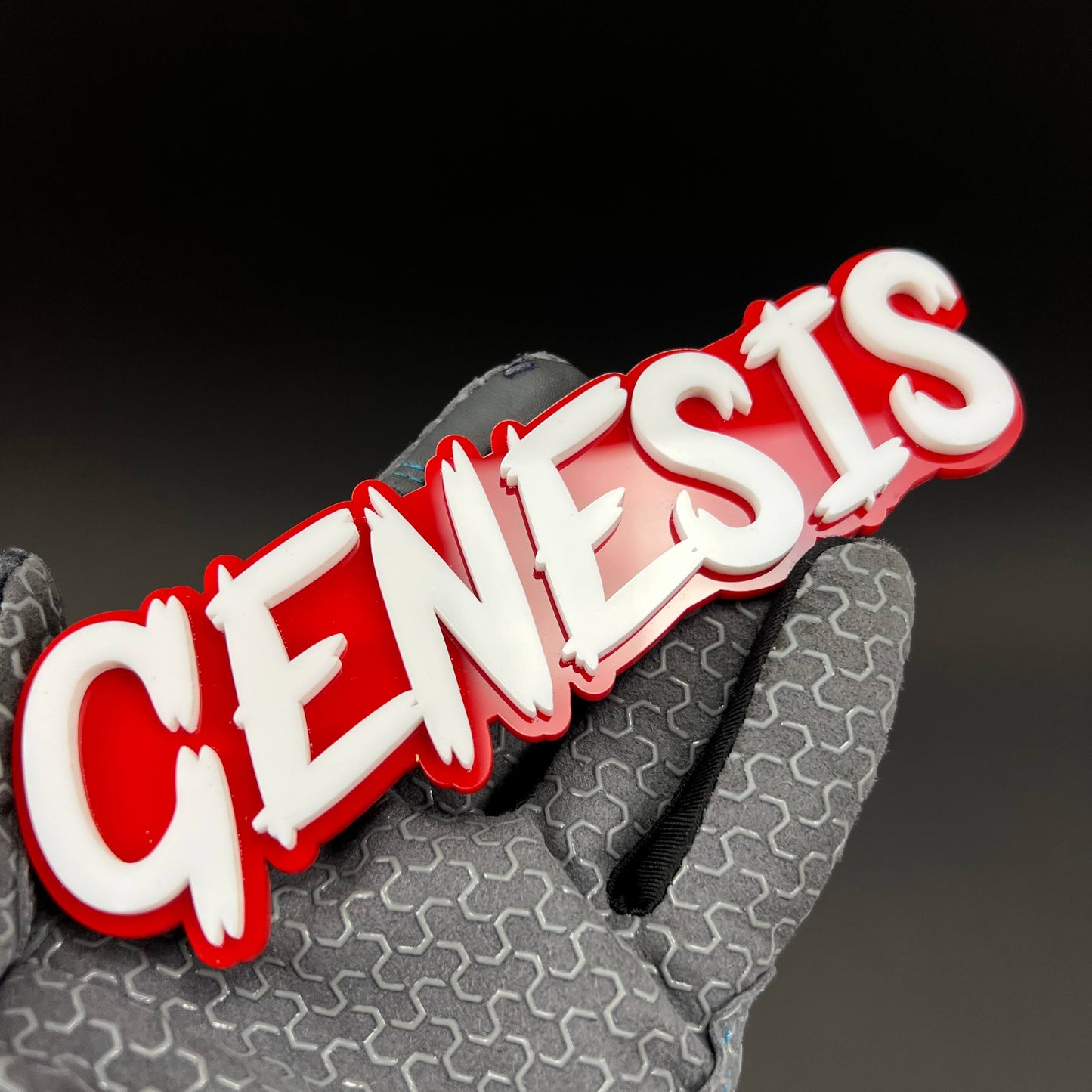 1PC GENESIS 3D Acrylic Badge - Car Truck Emblem Fender Tailgate Trunk Sticker