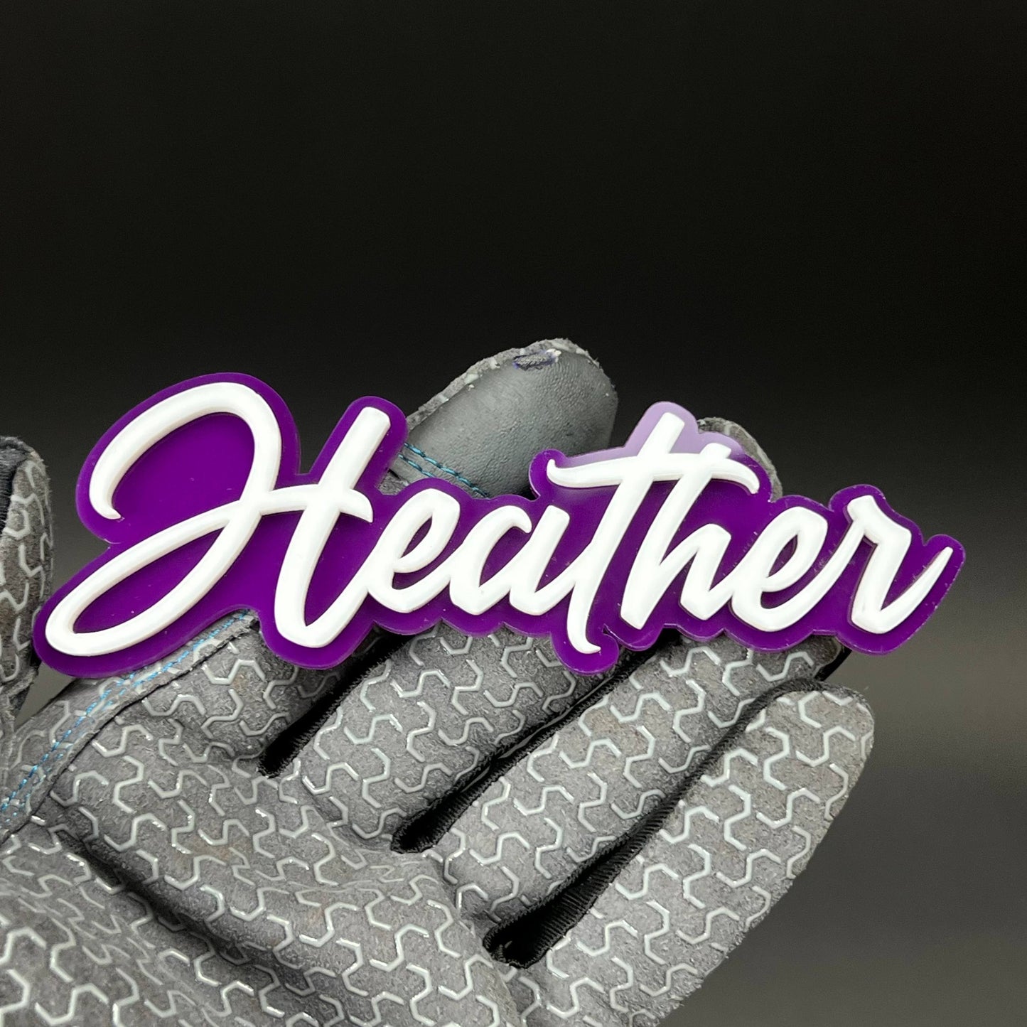 1PC Heather 3D Acrylic Badge - Car Truck Emblem Fender Tailgate Trunk Sticker